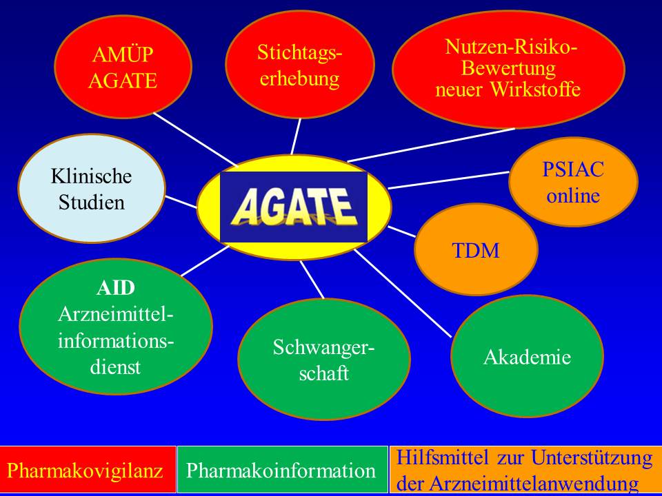 AGATE Aufgabenbereiche